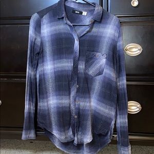 Blue BDG Flannel